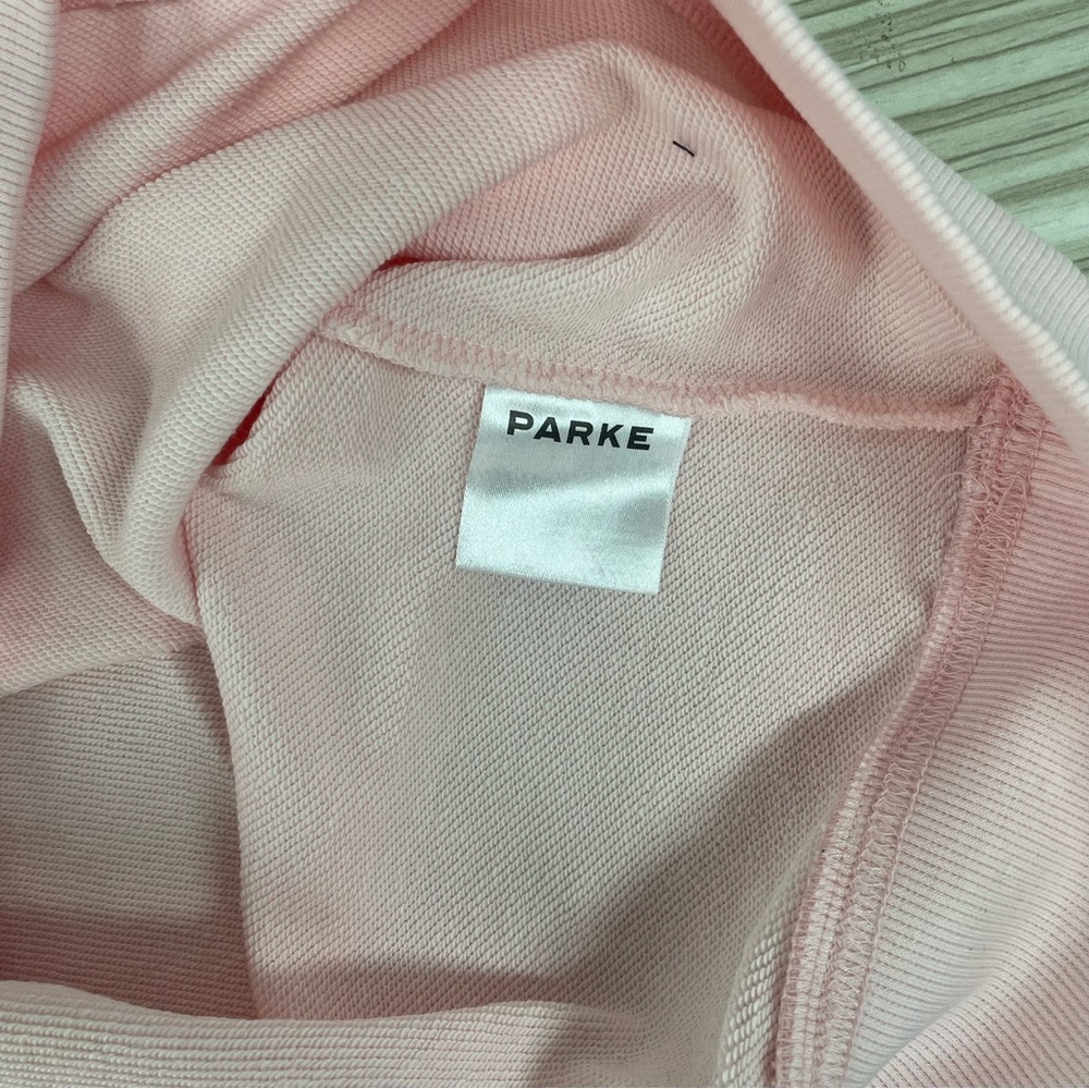 Parke Light Pink Mock Neck Sweatshirt - Picture 2 of 9
